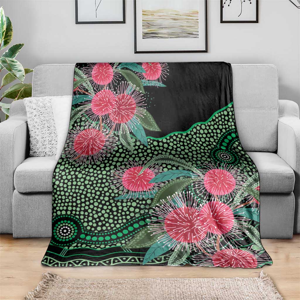 Australia Hakea Blanket Aussie Native Flowers Indigenous Art - Aussie Hoodie