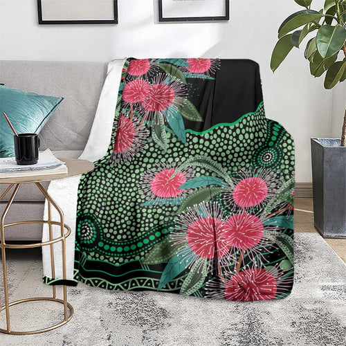 Australia Hakea Blanket Aussie Native Flowers Indigenous Art - Aussie Hoodie