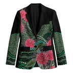 Australia Hakea Blazer Aussie Native Flowers Indigenous Art - Aussie Hoodie