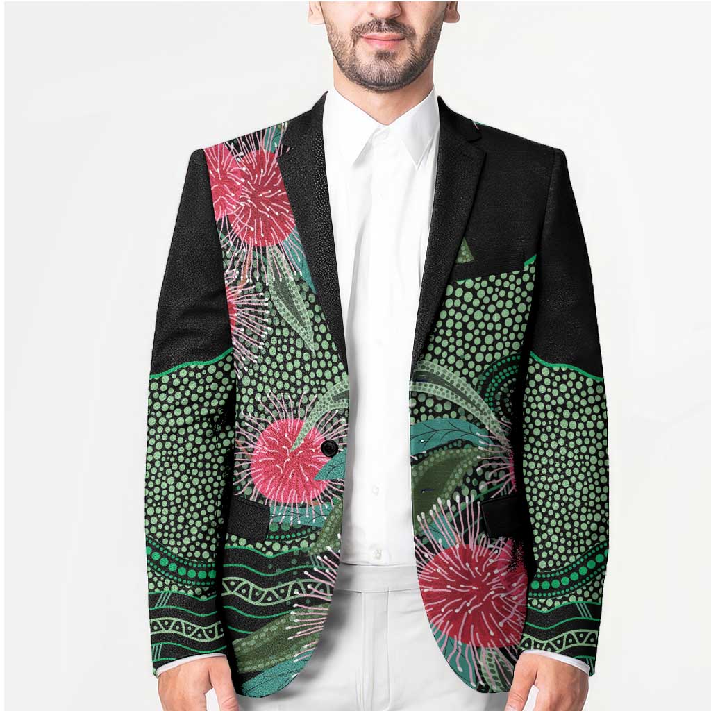 Australia Hakea Blazer Aussie Native Flowers Indigenous Art - Aussie Hoodie