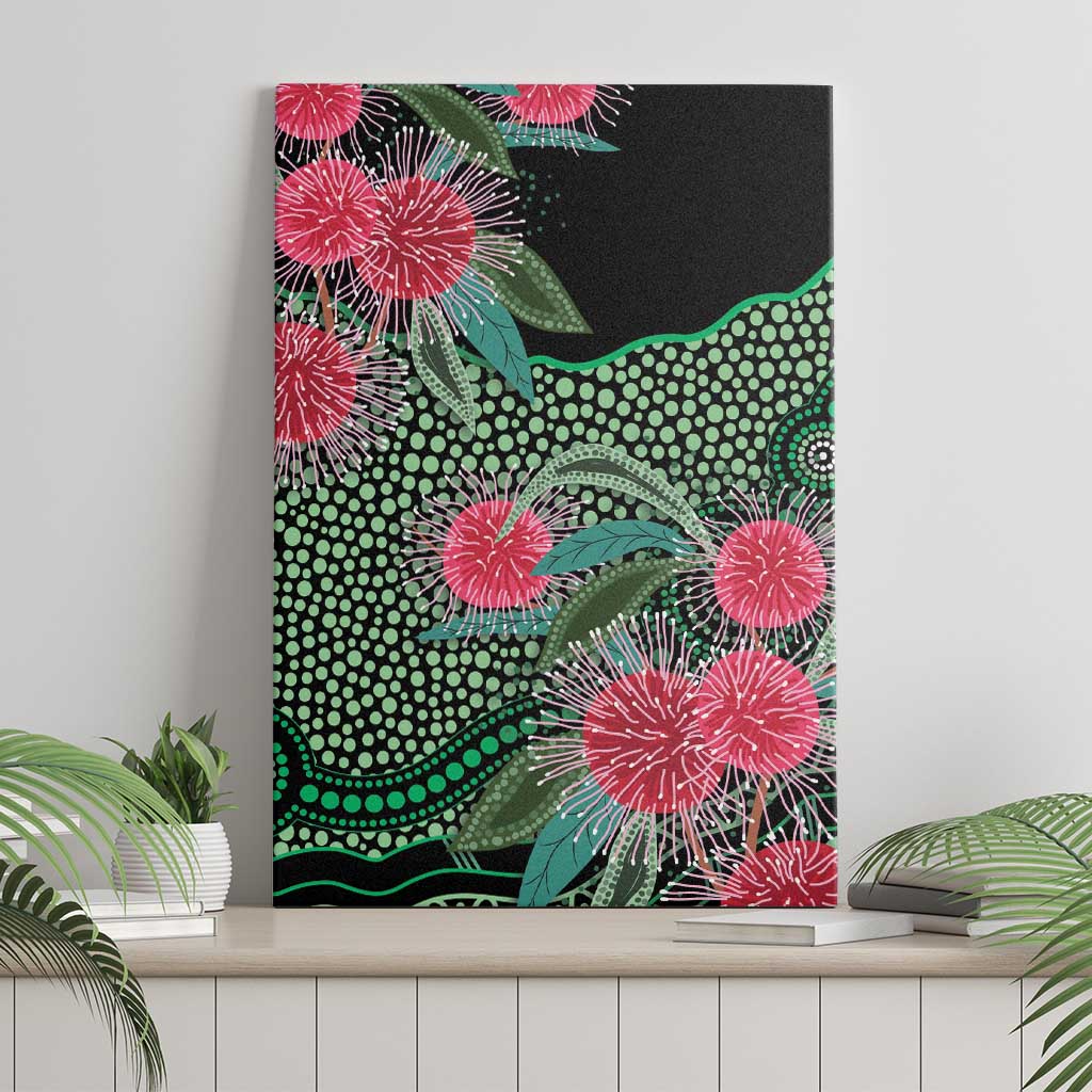 Australia Hakea Canvas Wall Art Aussie Native Flowers Indigenous Art - Aussie Hoodie