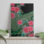 Australia Hakea Canvas Wall Art Aussie Native Flowers Indigenous Art - Aussie Hoodie