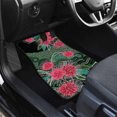 Australia Hakea Car Mats Aussie Native Flowers Indigenous Art - Aussie Hoodie