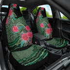 Australia Hakea Car Seat Cover Aussie Native Flowers Indigenous Art - Aussie Hoodie