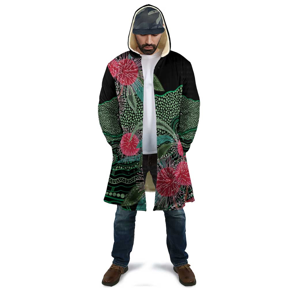 Australia Hakea Cloak Aussie Native Flowers Indigenous Art - Aussie Hoodie