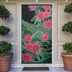 Australia Hakea Door Cover Aussie Native Flowers Indigenous Art - Aussie Hoodie
