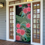 Australia Hakea Door Cover Aussie Native Flowers Indigenous Art - Aussie Hoodie