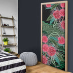 Australia Hakea Door Cover Aussie Native Flowers Indigenous Art - Aussie Hoodie