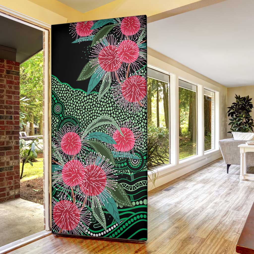 Australia Hakea Door Cover Aussie Native Flowers Indigenous Art - Aussie Hoodie