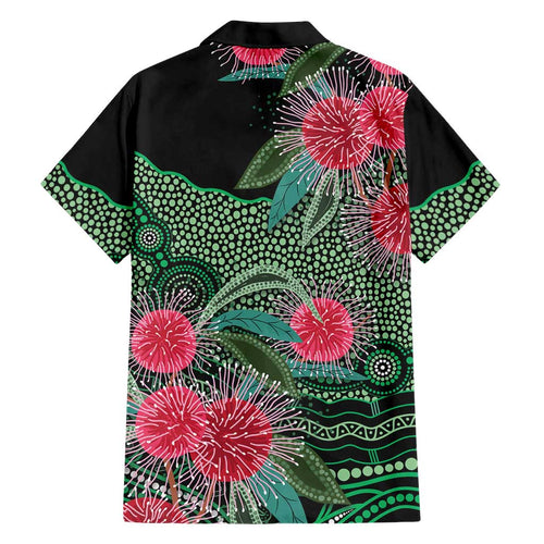 Australia Hakea Family Matching Long Sleeve Bodycon Dress and Hawaiian Shirt Aussie Native Flowers Indigenous Art - Aussie Hoodie