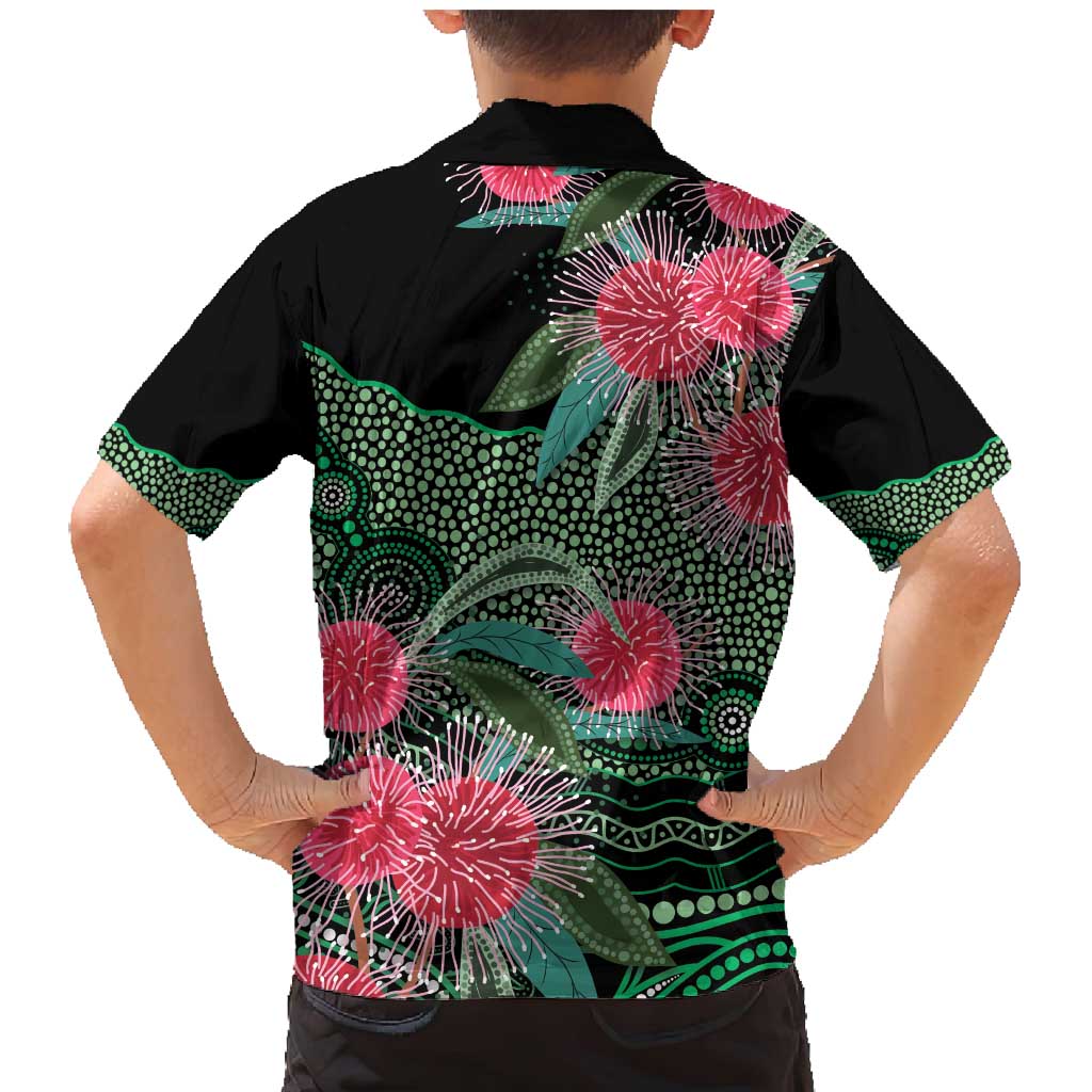 Australia Hakea Family Matching Mermaid Dress and Hawaiian Shirt Aussie Native Flowers Indigenous Art - Aussie Hoodie