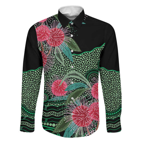 Australia Hakea Family Matching Mermaid Dress and Hawaiian Shirt Aussie Native Flowers Indigenous Art - Aussie Hoodie
