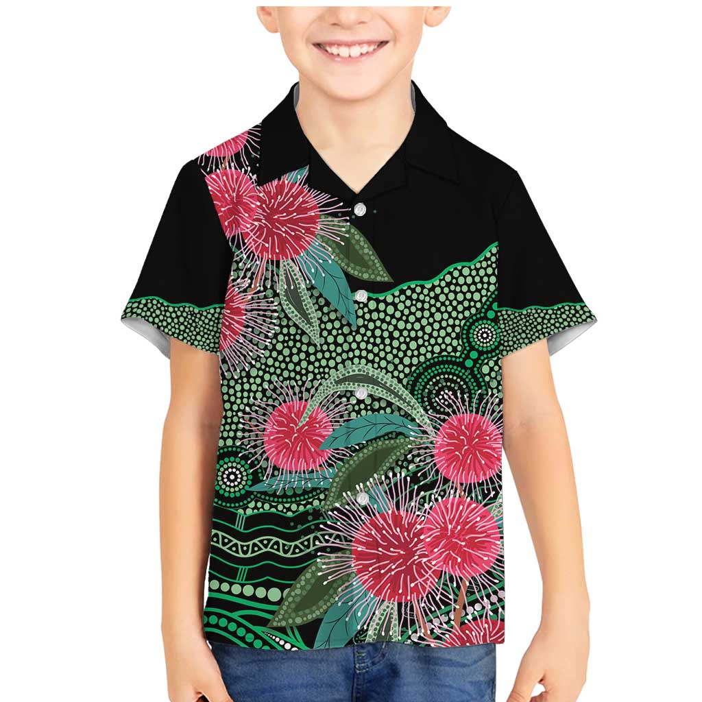 Australia Hakea Family Matching Mermaid Dress and Hawaiian Shirt Aussie Native Flowers Indigenous Art - Aussie Hoodie