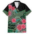 Australia Hakea Family Matching Summer Maxi Dress and Hawaiian Shirt Aussie Native Flowers Indigenous Art - Aussie Hoodie