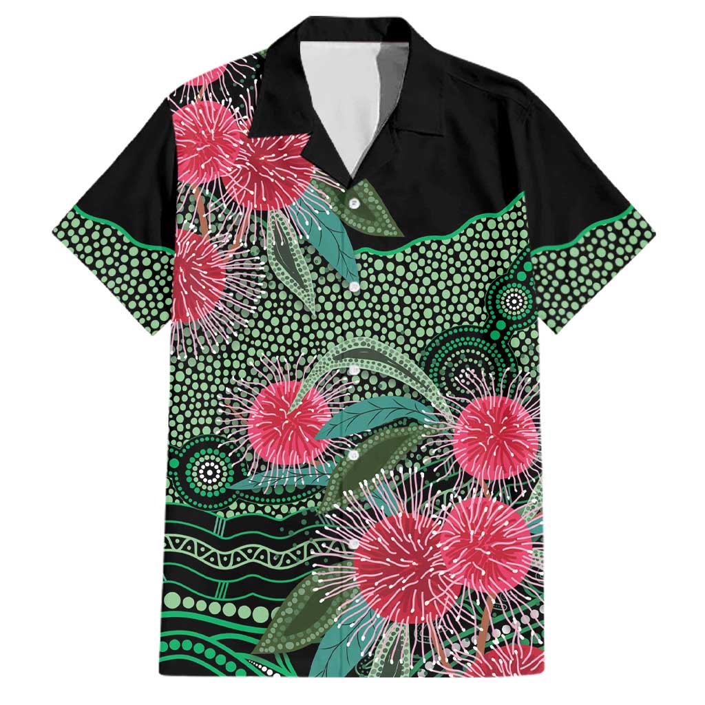 Australia Hakea Family Matching Summer Maxi Dress and Hawaiian Shirt Aussie Native Flowers Indigenous Art - Aussie Hoodie