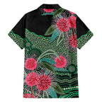 Australia Hakea Family Matching Summer Maxi Dress and Hawaiian Shirt Aussie Native Flowers Indigenous Art - Aussie Hoodie