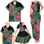 Australia Hakea Family Matching Tank Maxi Dress and Hawaiian Shirt Aussie Native Flowers Indigenous Art - Aussie Hoodie