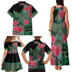 Australia Hakea Family Matching Tank Maxi Dress and Hawaiian Shirt Aussie Native Flowers Indigenous Art - Aussie Hoodie