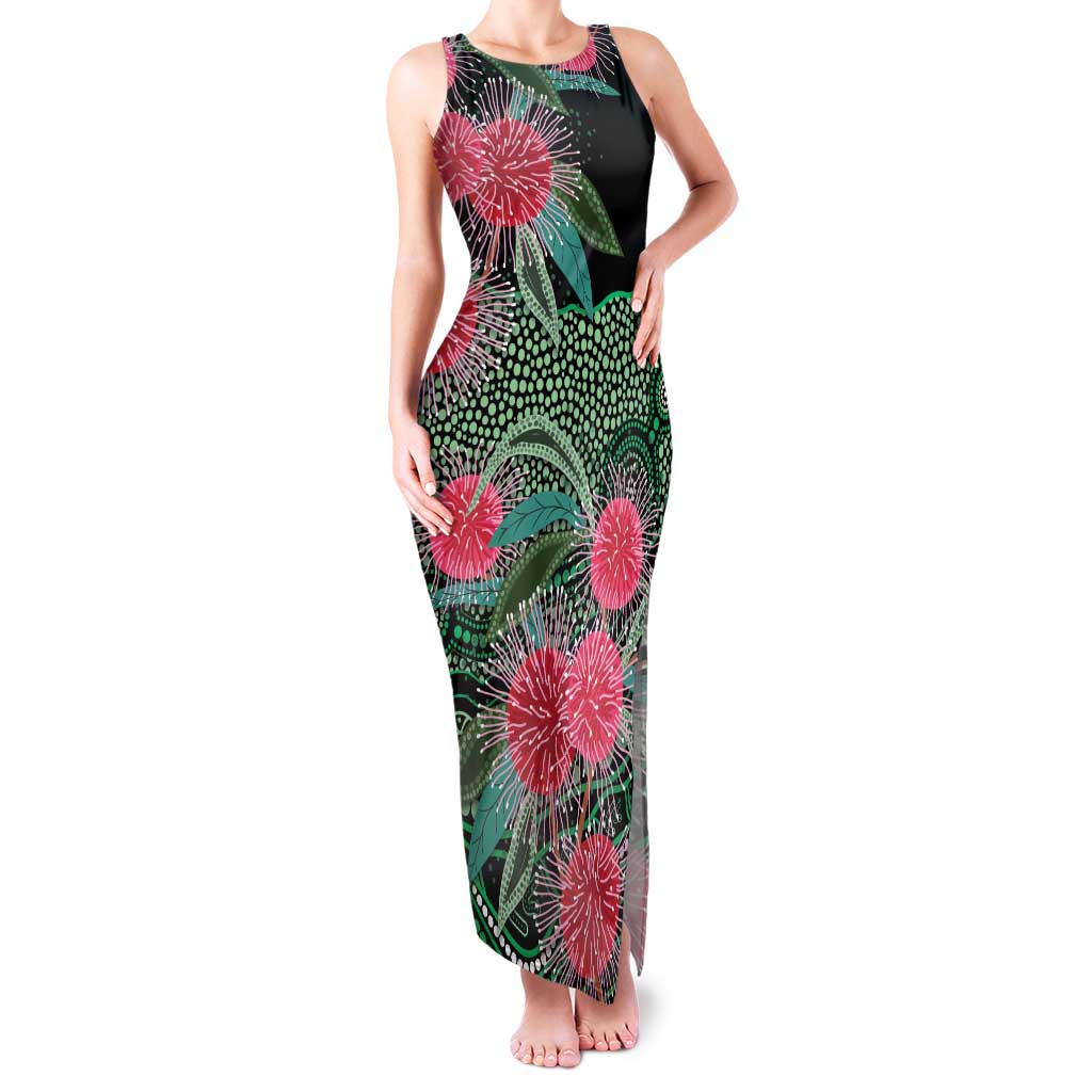 Australia Hakea Family Matching Tank Maxi Dress and Hawaiian Shirt Aussie Native Flowers Indigenous Art - Aussie Hoodie