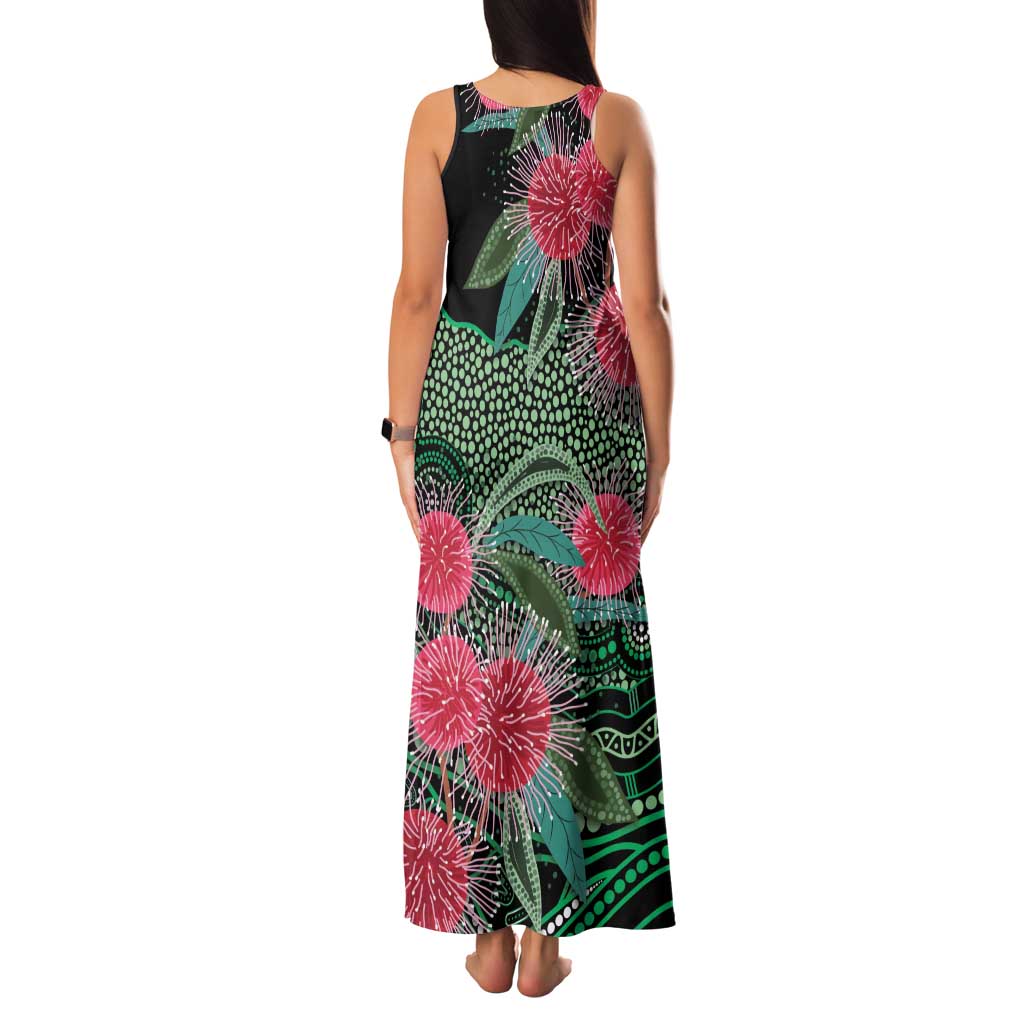 Australia Hakea Family Matching Tank Maxi Dress and Hawaiian Shirt Aussie Native Flowers Indigenous Art - Aussie Hoodie