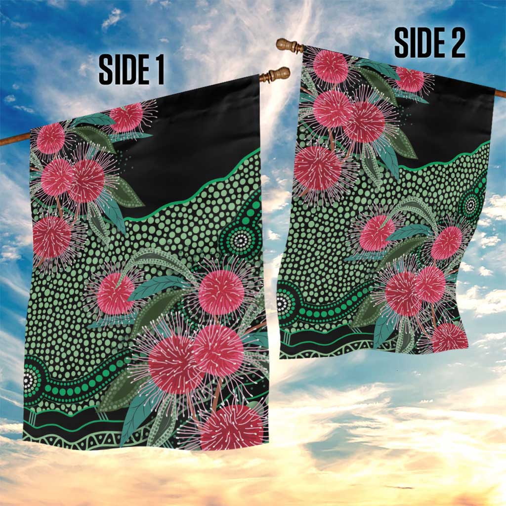 Australia Hakea Garden Flag Aussie Native Flowers Indigenous Art - Aussie Hoodie
