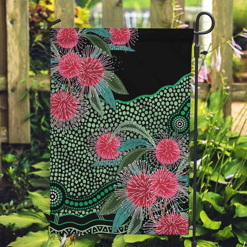 Australia Hakea Garden Flag Aussie Native Flowers Indigenous Art - Aussie Hoodie