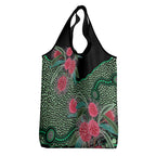Australia Hakea Grocery Bag Aussie Native Flowers Indigenous Art - Aussie Hoodie