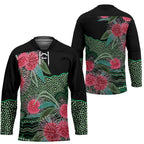 Australia Hakea Hockey Jersey Aussie Native Flowers Indigenous Art - Aussie Hoodie