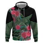 Australia Hakea Hoodie Aussie Native Flowers Indigenous Art - Aussie Hoodie
