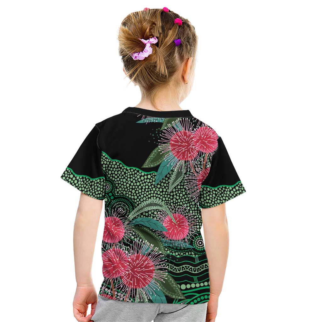 Australia Hakea Kid T Shirt Aussie Native Flowers Indigenous Art - Aussie Hoodie
