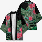 Australia Hakea Kimono Aussie Native Flowers Indigenous Art - Aussie Hoodie