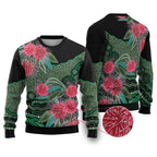 Australia Hakea Ugly Christmas Sweater Aussie Native Flowers Indigenous Art - Aussie Hoodie