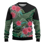 Australia Hakea Ugly Christmas Sweater Aussie Native Flowers Indigenous Art - Aussie Hoodie