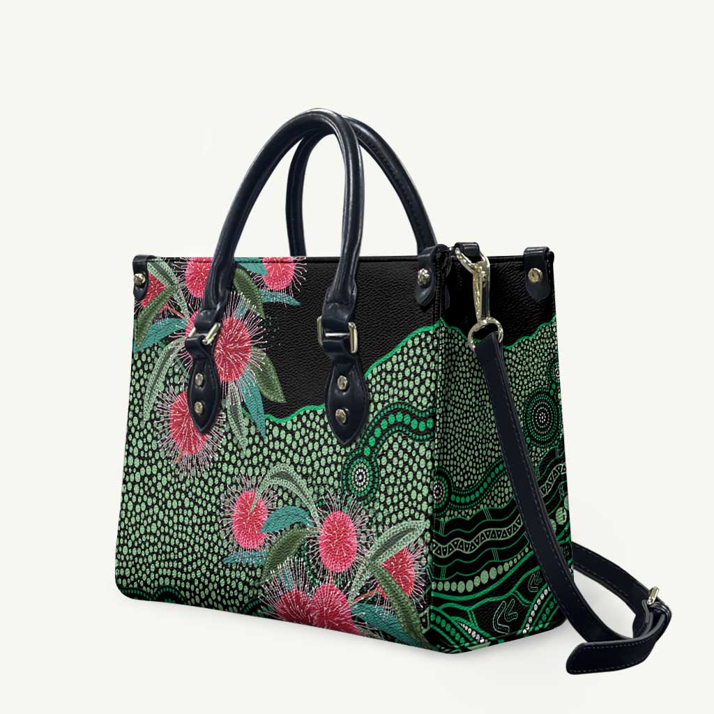Australia Hakea Leather Bag Aussie Native Flowers Indigenous Art - Aussie Hoodie