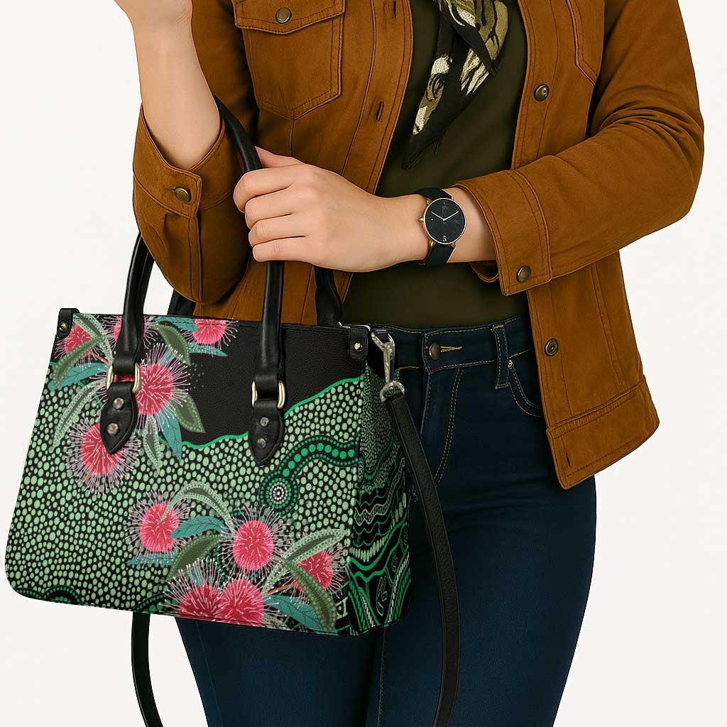Australia Hakea Leather Bag Aussie Native Flowers Indigenous Art - Aussie Hoodie