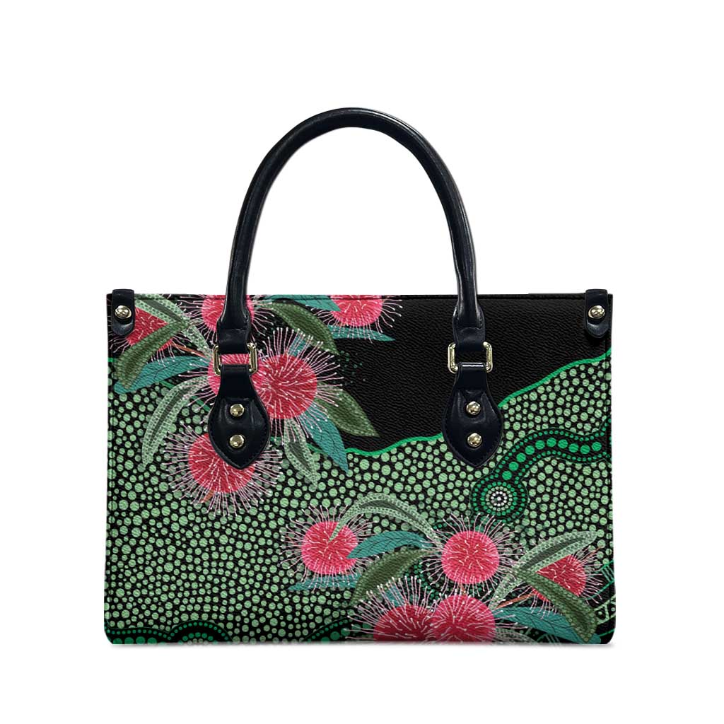 Australia Hakea Leather Bag Aussie Native Flowers Indigenous Art - Aussie Hoodie