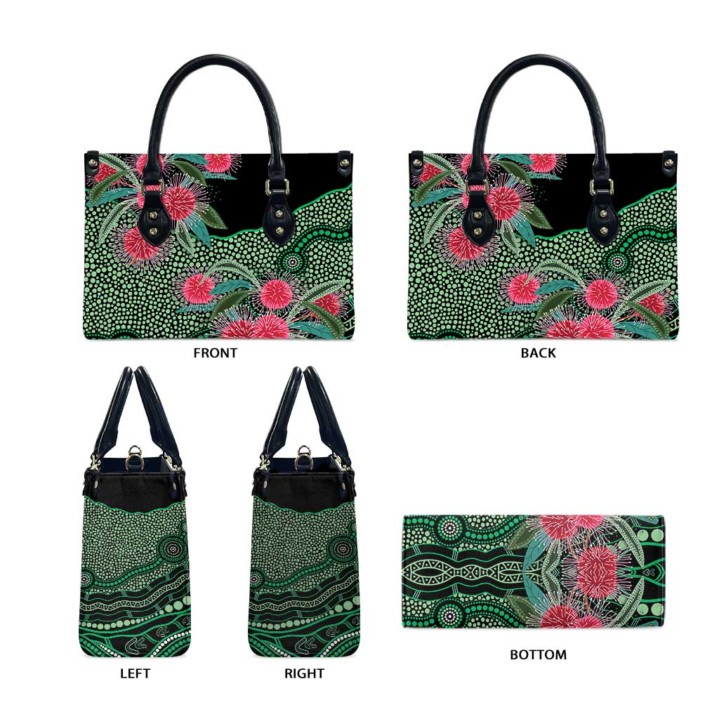Australia Hakea Leather Bag Aussie Native Flowers Indigenous Art - Aussie Hoodie