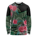 Australia Hakea Long Sleeve Shirt Aussie Native Flowers Indigenous Art - Aussie Hoodie