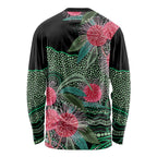 Australia Hakea Long Sleeve Shirt Aussie Native Flowers Indigenous Art - Aussie Hoodie