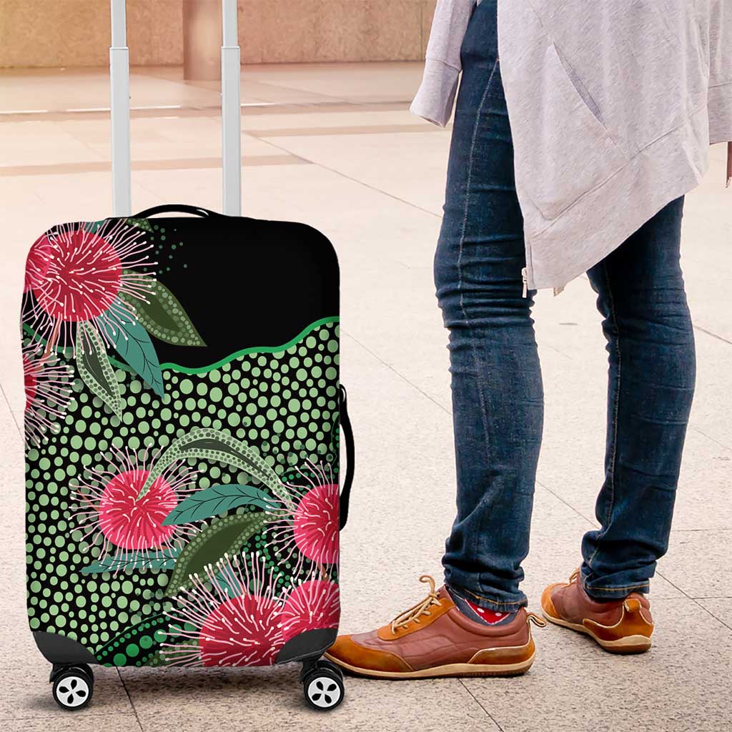 Australia Hakea Luggage Cover Aussie Native Flowers Indigenous Art - Aussie Hoodie