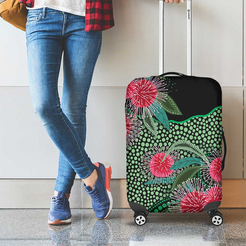 Australia Hakea Luggage Cover Aussie Native Flowers Indigenous Art - Aussie Hoodie