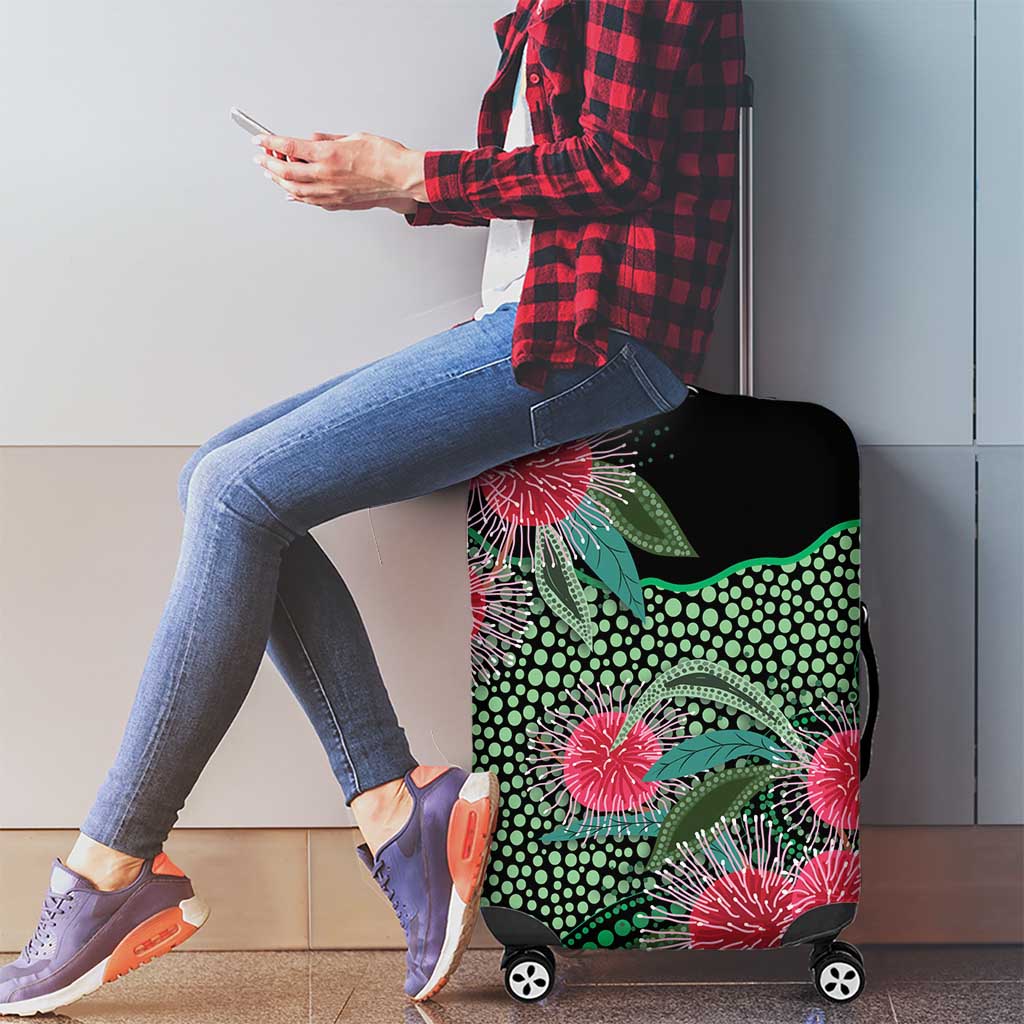 Australia Hakea Luggage Cover Aussie Native Flowers Indigenous Art - Aussie Hoodie