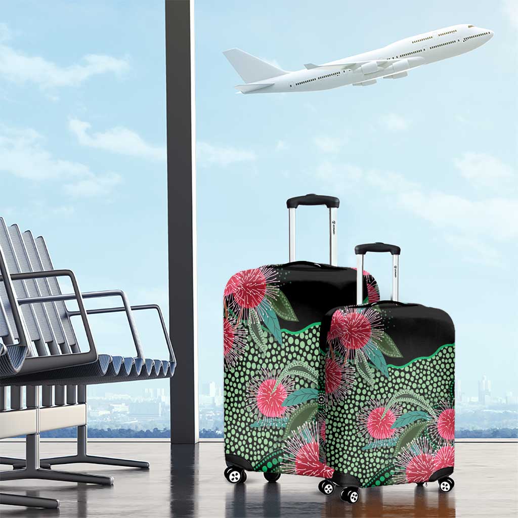 Australia Hakea Luggage Cover Aussie Native Flowers Indigenous Art - Aussie Hoodie