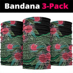 Australia Hakea Neck Gaiter Aussie Native Flowers Indigenous Art - Aussie Hoodie