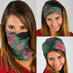 Australia Hakea Neck Gaiter Aussie Native Flowers Indigenous Art - Aussie Hoodie
