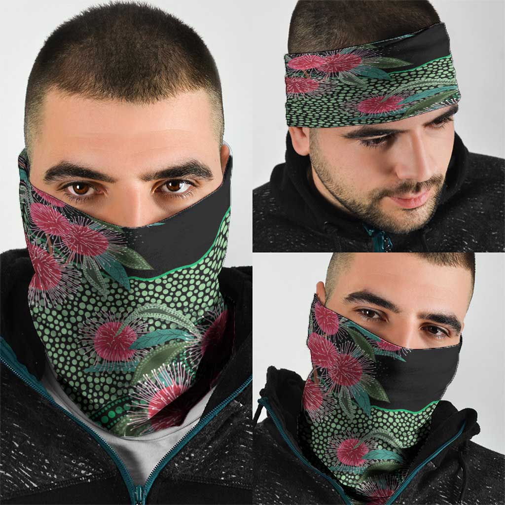 Australia Hakea Neck Gaiter Aussie Native Flowers Indigenous Art - Aussie Hoodie