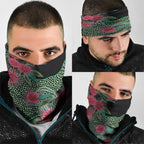 Australia Hakea Neck Gaiter Aussie Native Flowers Indigenous Art - Aussie Hoodie
