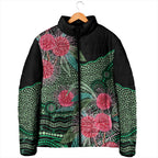 Australia Hakea Padded Jacket Aussie Native Flowers Indigenous Art - Aussie Hoodie