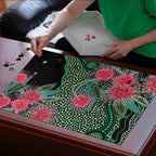 Australia Hakea Puzzle Aussie Native Flowers Indigenous Art - Aussie Hoodie