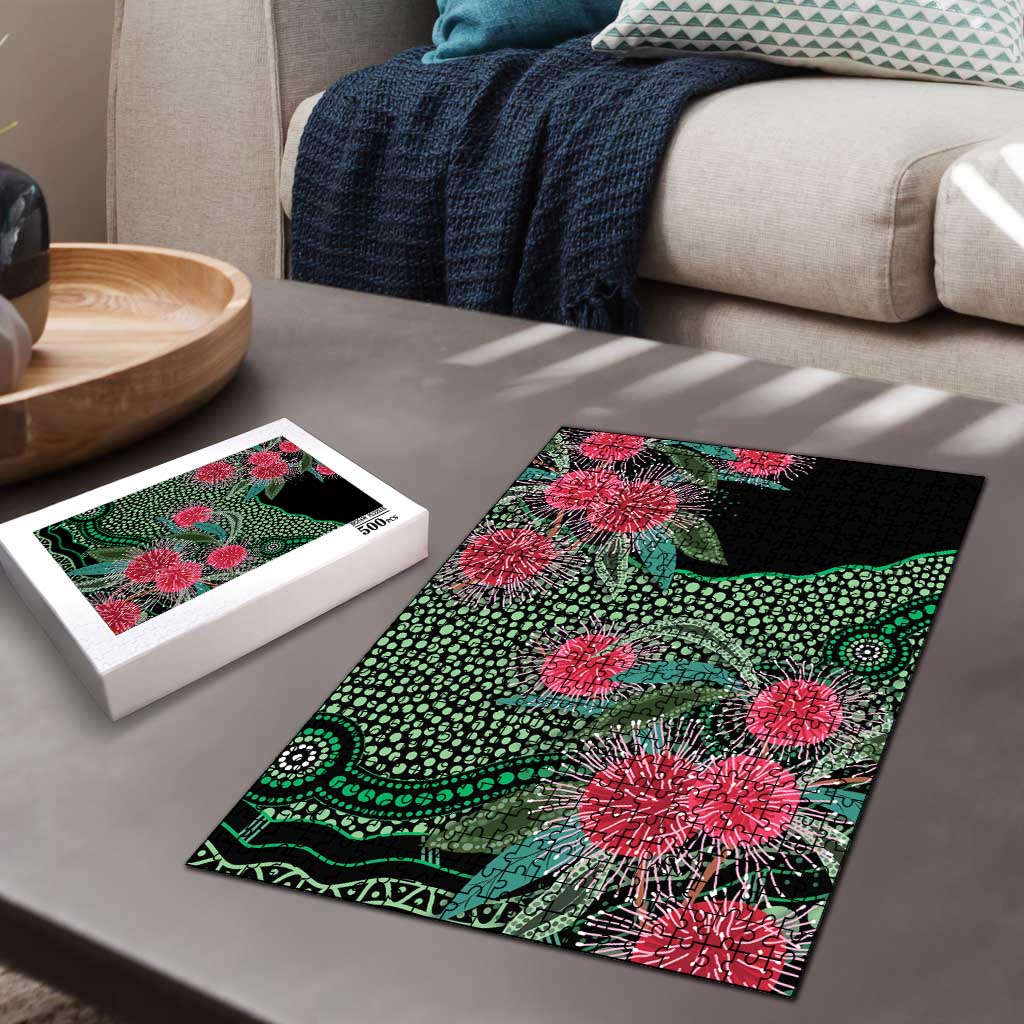 Australia Hakea Puzzle Aussie Native Flowers Indigenous Art - Aussie Hoodie